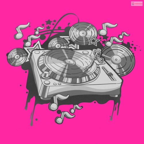 Tányér hócsúszka Baby Mix Music 60 cm