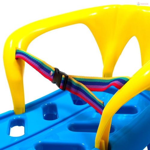 Műanyag szánkó háttámlával Baby Mix Snow Star