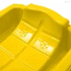Műanyag lapos szánkó fékekkel Baby Mix Karol
