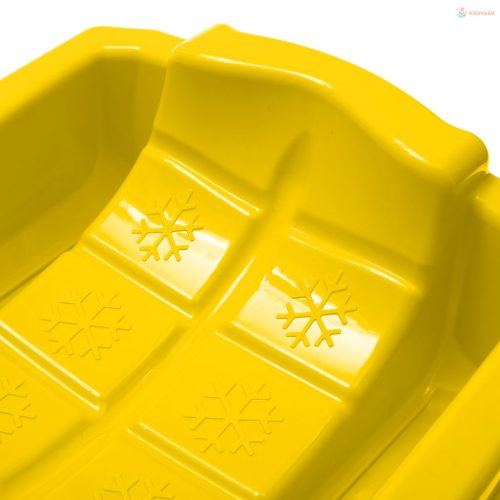 Műanyag lapos szánkó fékekkel Baby Mix Karol