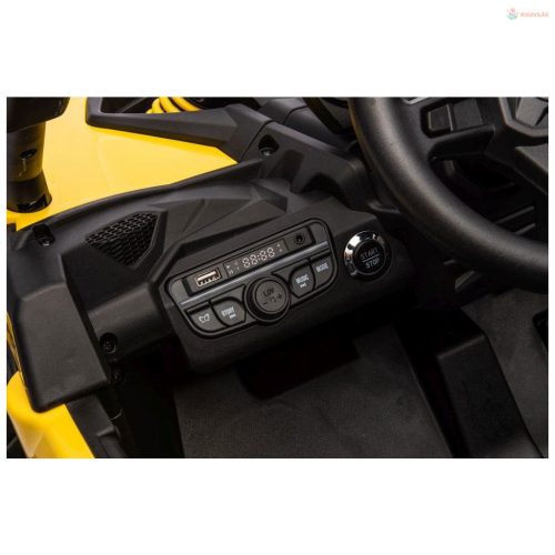 Sárga Baby Mix Buggy Hornet 12V 4.5Ah elektromos autó