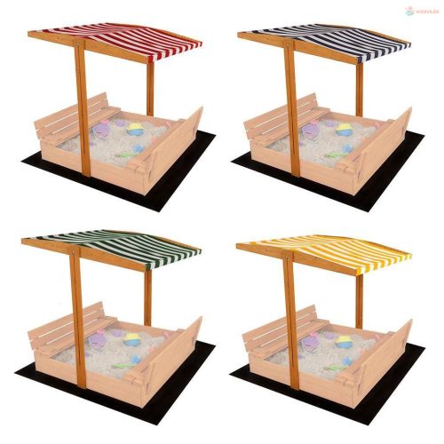 Tető fa homokozóhoz Baby Mix 120x120 cm