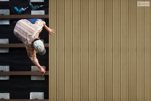 G21 kültéri padlóburkolat 2,5 x 14 x 400 cm, Cumaru szín, WPC anyag