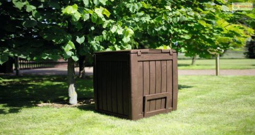 Keter Deco komposztáló 340 L, whiskey barna