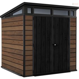 Kerti ház Keter Signature 7x7 Diófa, padlóval