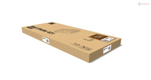 G21 WOH 335 tüzifa tároló - 242 x 89 cm, barna