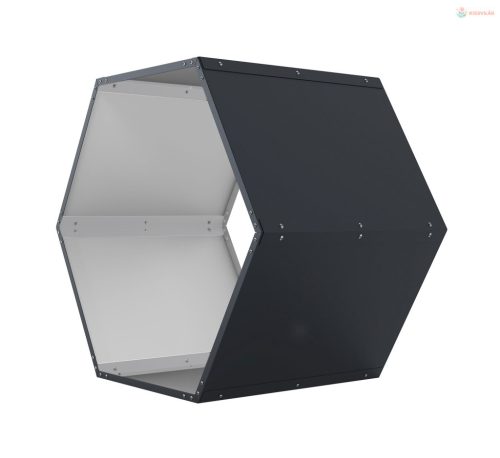Tüzifatároló G21 HEX 53 - 92 x 60 cm, antracit