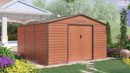 G21 GAH 1300 kerti tároló 340 x 382 cm, barna