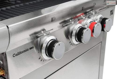 G21 California BBQ Premium line gázgrill, 4 égőfej + ajándék nyomáscsökkentő