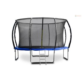   G21 SpaceJump trambulin védőhalóval, 366 cm, ajándék létrával, kék színben