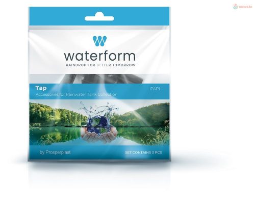 Prosperplast kiegészítő CANTAP 1 csap az esővízre való hordóra fekete