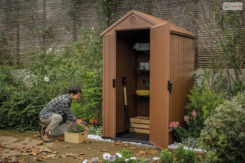 Keter Darwin 4 x 4 barna kerti tároló padlóval