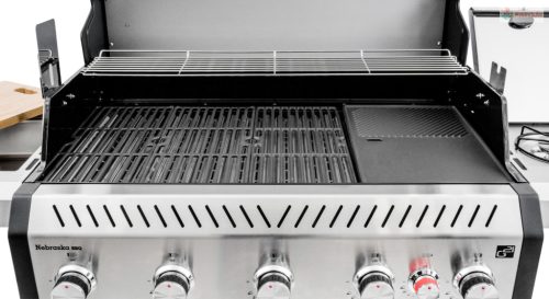 G21 Nebraska BBQ Premium Line gázgrill, 6 égőfejjel + ajándék reduktor