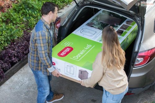 Keter Darwin 4 x 6 kerti tároló, szürke