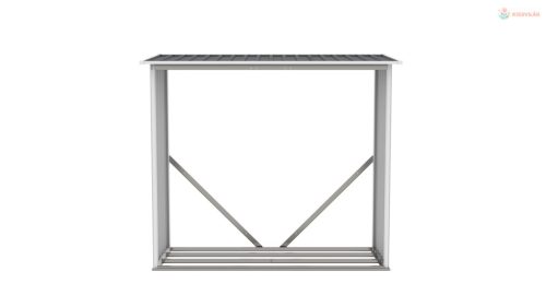 G21 WOH 136 - 182 x 75 cm tüzifa tároló, antracit