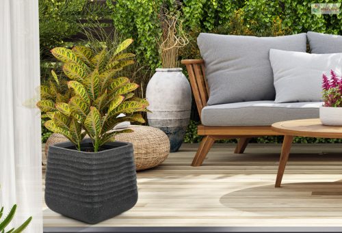 G21 Lava Cube virágcserép 38 x 38 x 37