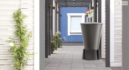 Prosperplast SMOOTH esővízgyűjtő hordó világosszürke 210 l