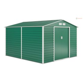 G21 GAH 884 kerti fém tároló - 277 x 319 cm, zöld