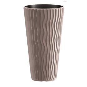 Prosperplast SANDY SLIM virágcserép mokka 29,7 cm