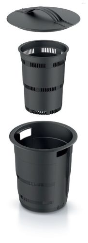Prosperplast COMBIOSOIL komposztáló fekete 25cm