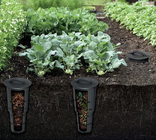 Prosperplast COMBIOSOIL komposztáló fekete 25cm