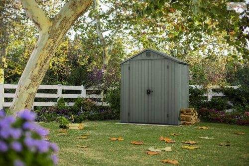 Keter Darwin 6 x 4 kerti tároló, zöld, padlóval