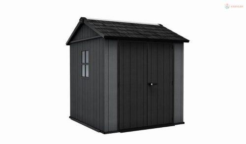 Kerti ház Keter Newton Plus széles 7x7,5 szürke, padlózattal