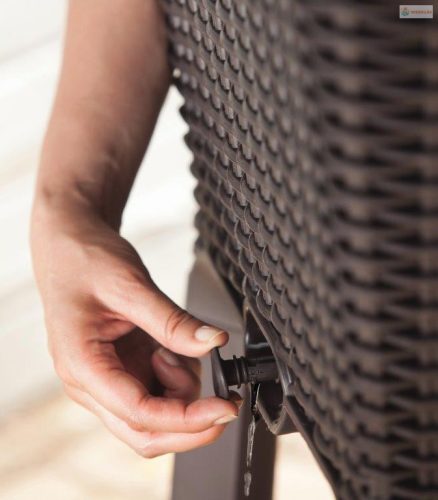 Keter Easy grow műrattan virágláda (magaságyás) - whiskey barna