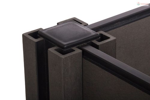 Magaságyás G21 Crop 106 x 106 x 80, WPC, Ébenfa