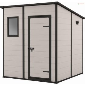 Keter MANOR 6 x 6 Penthouse kerti tároló bézs, padlóval