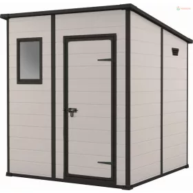 Keter MANOR 6 x 6 Penthouse kerti tároló bézs, padlóval