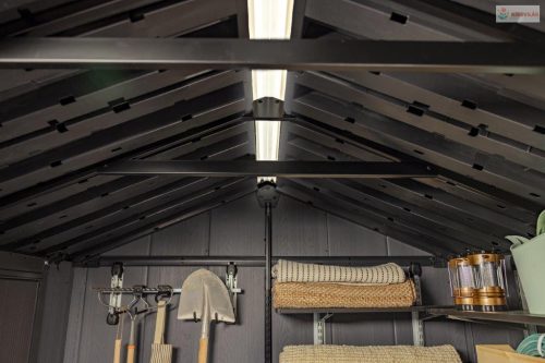 Keter Apex 7,5 x 11 Walnut kerti ház, padlóval