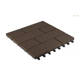   G21 Samoa WPC burkolócsempe indiai teak színben 2,3 x 30 x 30 cm