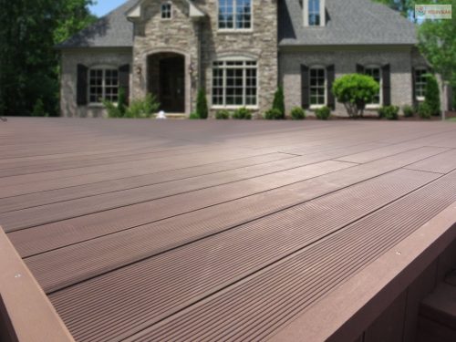 G21 kültéri burkolólap, 2,5 x 14,8 x 300 cm, Dark Wood, WPC