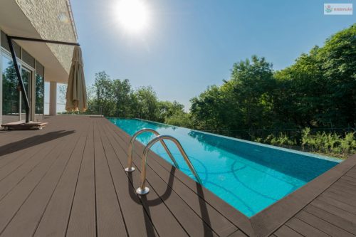 G21 kültéri padlóburkolat 2,5 x 14 x 300 cm, Indiai teak szín, WPC anyag