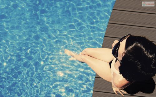 G21 kültéri padlóburkolat 2,5 x 14 x 300 cm, Indiai teak szín, WPC anyag