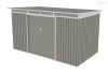 Kerti ház G21 GRAH 700 - 340 x 206 cm, metál szürke