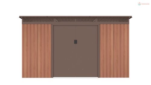 G21 GRAH 915 kerti tároló - 340 x 269 cm, barna