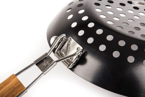 G21 grillező eszköz - grillserpenyő kerek tapadásmentes felülettel