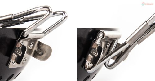 G21 grillező eszköz - grillserpenyő kerek tapadásmentes felülettel