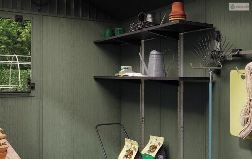 Kerti ház Keter Potting Shed 2 az 1-ben zöld, padlóval