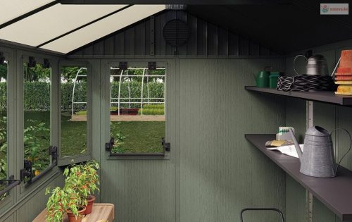 Kerti ház Keter Potting Shed 2 az 1-ben zöld, padlóval