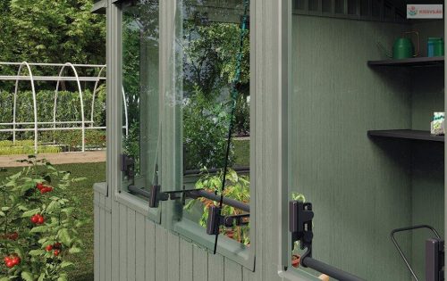 Kerti ház Keter Potting Shed 2 az 1-ben zöld, padlóval