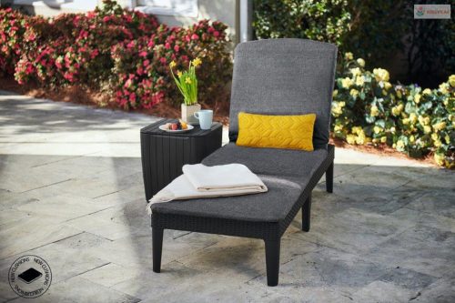 Keter Jaipur kerti nyugágy párnával, grafit