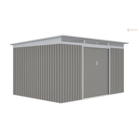 Kerti ház G21 GRAH 915 - 340 x 269 cm, metálszürke