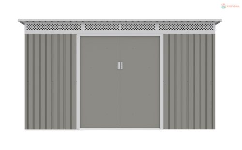 Kerti ház G21 GRAH 915 - 340 x 269 cm, metálszürke