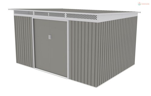 Kerti ház G21 GRAH 915 - 340 x 269 cm, metálszürke