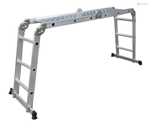 G21 GA-SZ-4x3-3,7M többfunkciós ALUMINIUM létra + dobogó