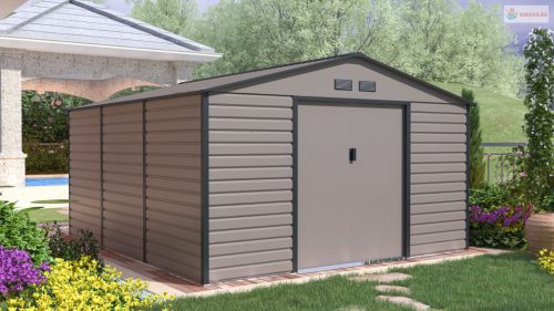 G21 GAH 1300 kerti tároló 340 x 382 cm, szürke