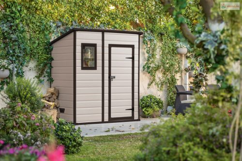 Keter MANOR 6 x 4 Penthouse kerti tároló, bézs színű